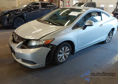 2012 Honda Civic Lx из США, поврежденный, VIN 2HGFG3B53CH565067